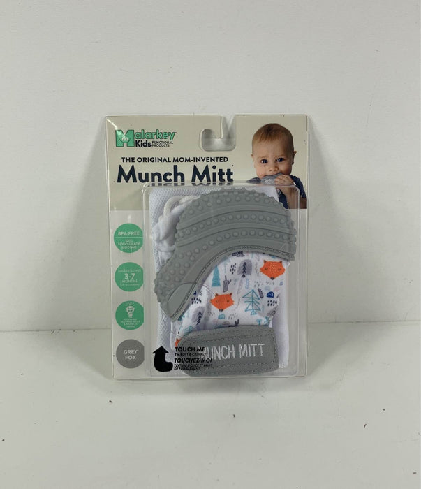 used Marlarkey Kids Munch Mitt, Grey Fox