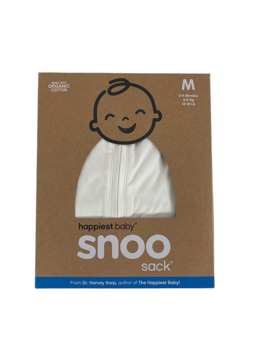 used Happiest Baby SNOO Sack, Medium (12-18 lbs), Ivory