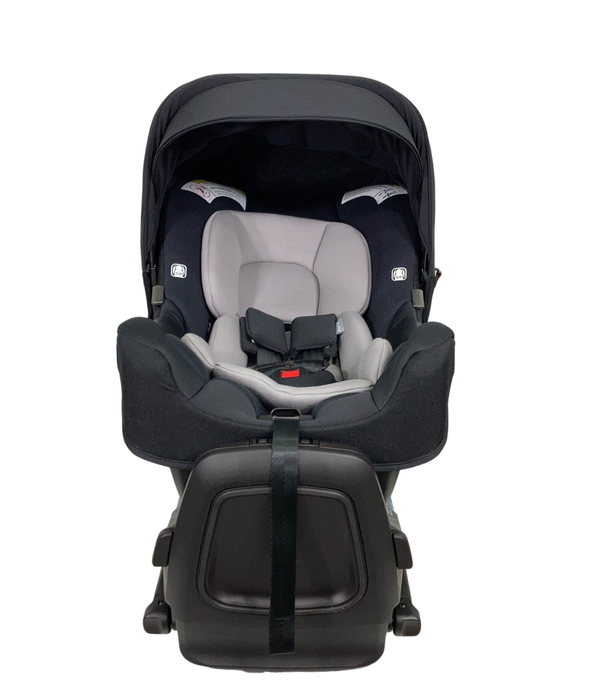 used Nuna PIPA rx Infant Car Seat with RELX Base, 2022, Caviar