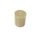 secondhand Pottery Barn Premium Flameless Pillar Candle, 4”x4.5” Ivory