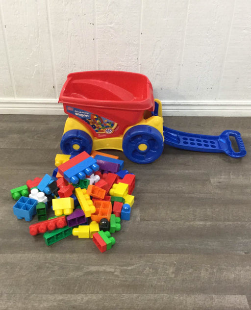 used Mega Bloks First Builders Block Scooping Wagon