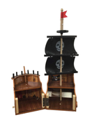 secondhand KidKraft Adventure Bound: Wooden Pirate Ship Play Set