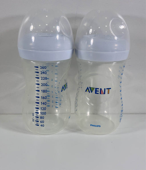 secondhand Philips Avent Natural Baby Bottles, 9oz, 2-Pack, Clear