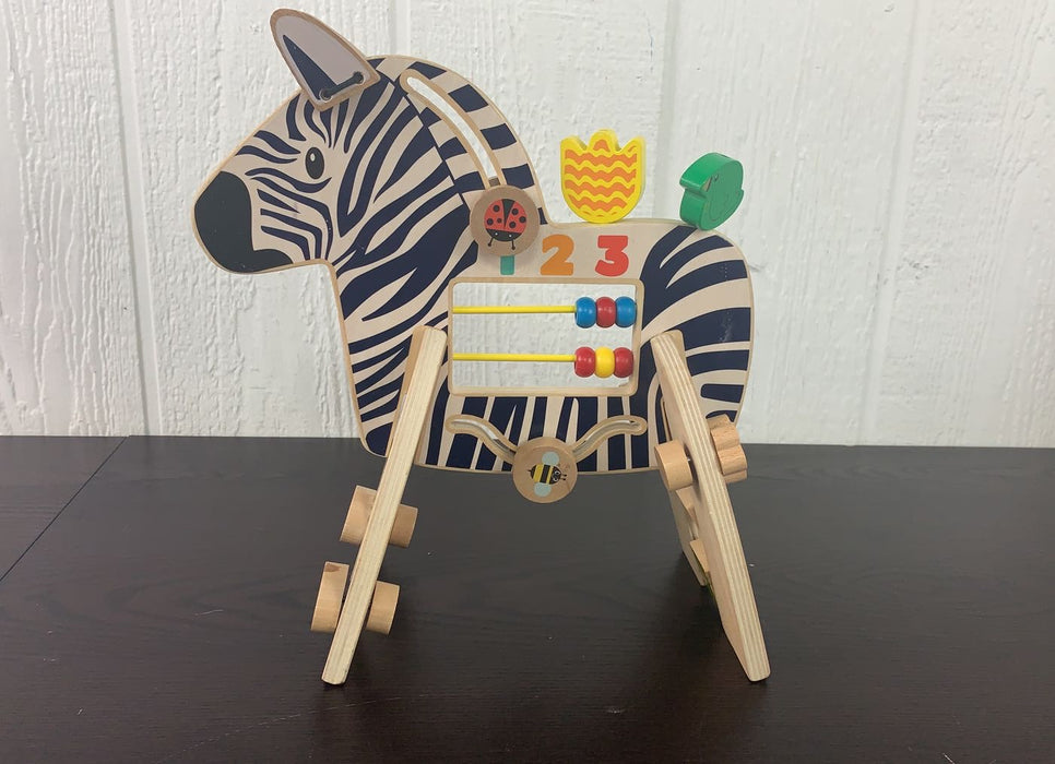 secondhand Manhattan Toy Safari Zebra Wooden Toddler Activity Toy