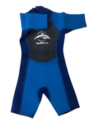 used Konfidence Shortie Child Wetsuit, Blue, 7-8yrs