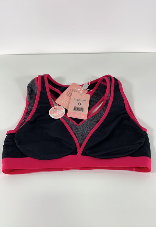 used Cake Maternity Lotus Hands Free Pumping Yoga Bra, Small