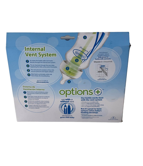 secondhand Dr. Brown's Anti-colic Options+ Wide Nec Bottle Essentials Set