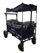 used Wonderfold X2 Push + Pull Double Stroller Wagon, 2021, Navy