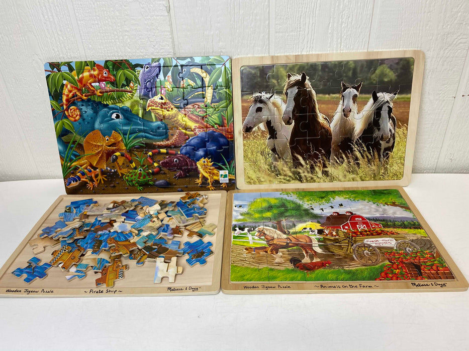 used BUNDLE Wooden Puzzles