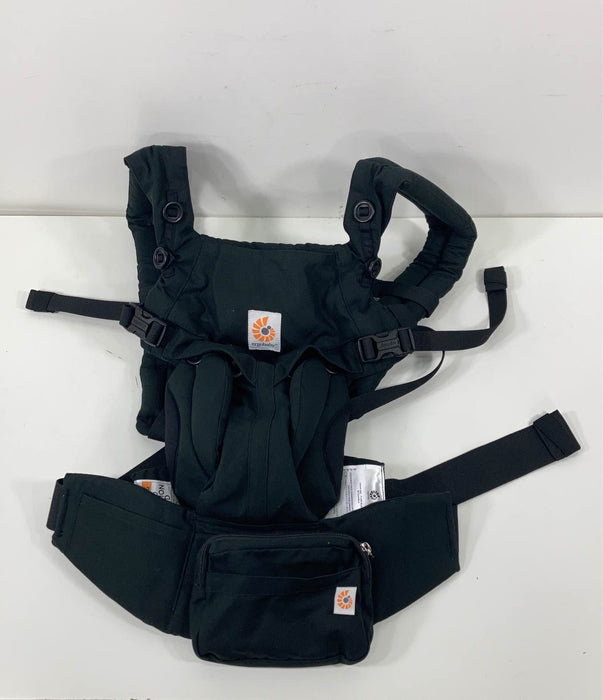 used Ergobaby Omni 360 Cotton Baby Carrier, Pure Black