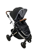 used Mockingbird Single Stroller, 2023, Black, Windowpane, Silver With Penny Leather