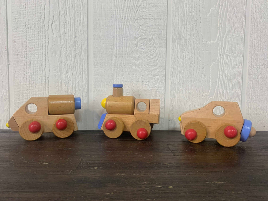 used Wobblio Wooden Toy Vehicles