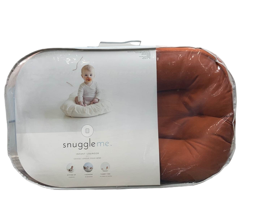 used Snuggle Me Organic Sensory Infant Lounger, Gingerbread