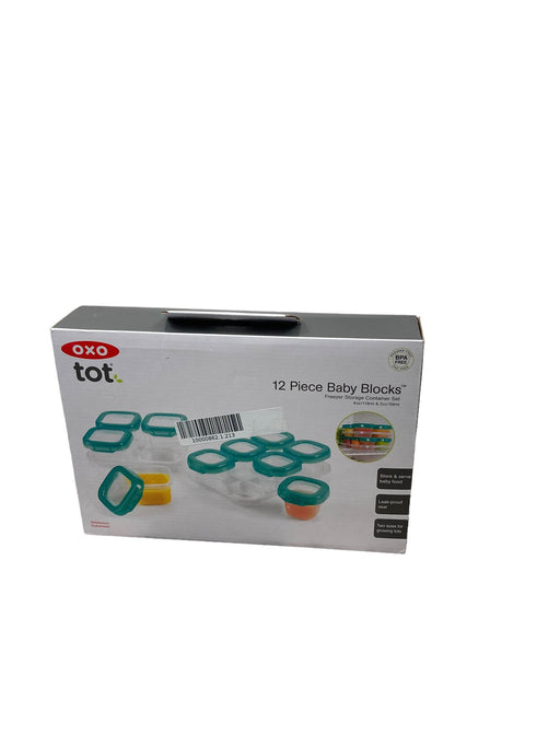 used OXO Tot 12 Piece Baby Blocks