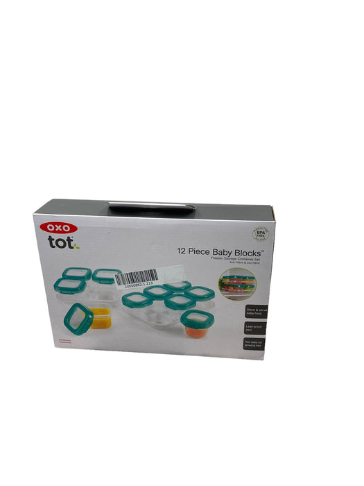 used OXO Tot 12 Piece Baby Blocks