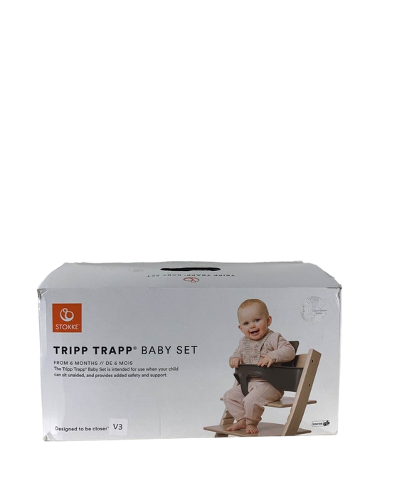 used Stokke Tripp Trapp Baby Set, Natural, Version 4