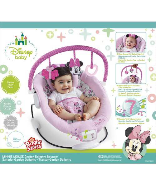 Disney Baby Minnie Mouse Garden Delights Bouncer