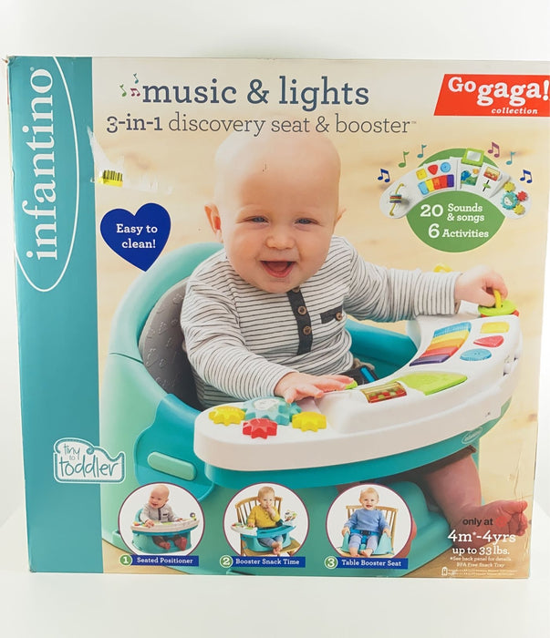 used Infantino Music & Lights 3-in-1 Discovery Booster