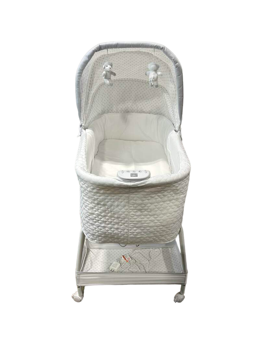 used Delta Children Silent Auto Gliding Elite Bassinet