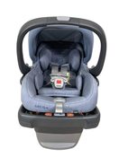 used UPPAbaby MESA V2 Infant Car Seat, 2023, Gregory (Blue Melange Merino Wool)