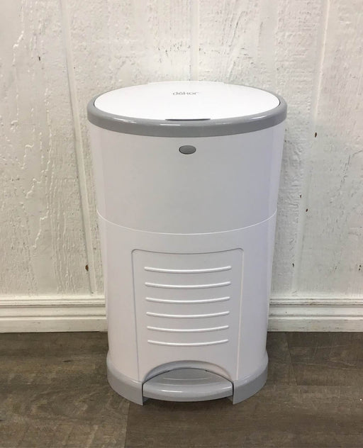 used Diaper Dekor Classic Diaper Pail, White