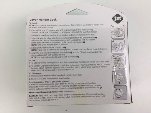 secondhand Safety 1st Lever Handle Lock