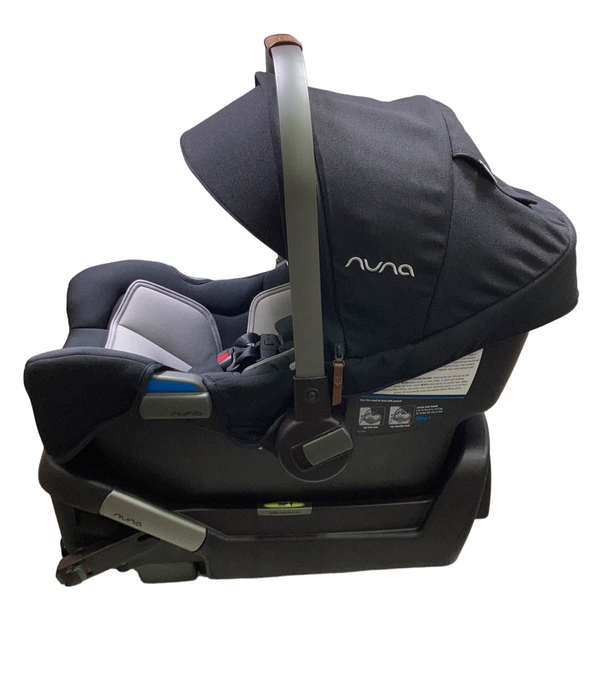 secondhand Nuna PIPA Infant Car Seat, Caviar, 2021