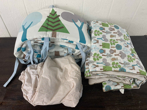 used Dwell Studios Crib Bedding Set, Owl Sky Crib Bedding