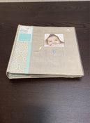 used C.R. Gibson Gray Linen Baby Photo Album