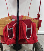 used Radio Flyer Classic Steel and Wood Wagon with Canopy & All-Terrain Air Tires