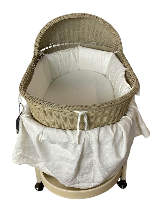 secondhand Restoration Hardware Baby & Child Heirloom Wicker Bassinet