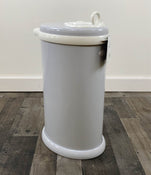 secondhand Ubbi Diaper Pail, Grey