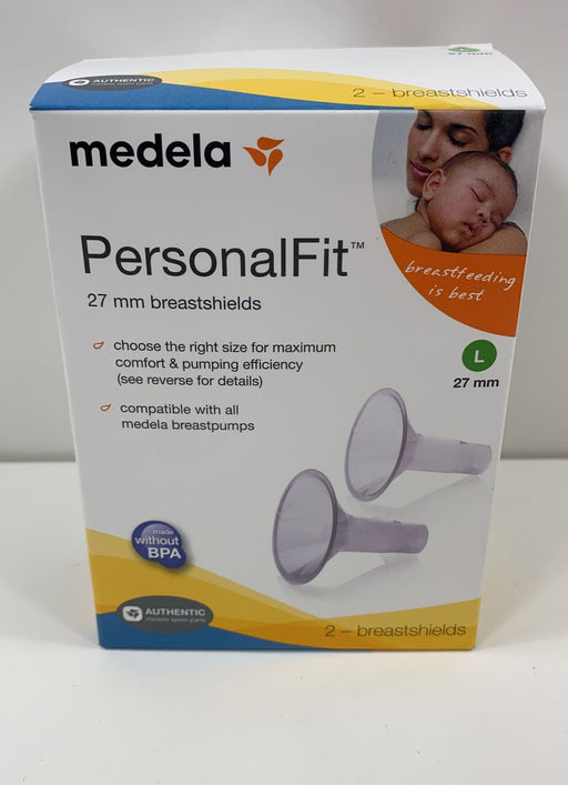 used Medela PersonalFit Breast Shields, L - 27mm