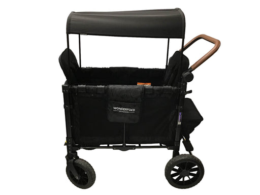 used Wonderfold W2 Luxe Multifunctional Double Stroller Wagon, 2021, Elite Black Camo