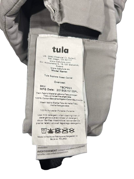 Baby Tula Explore Baby Carrier, Coast Overcast Mesh