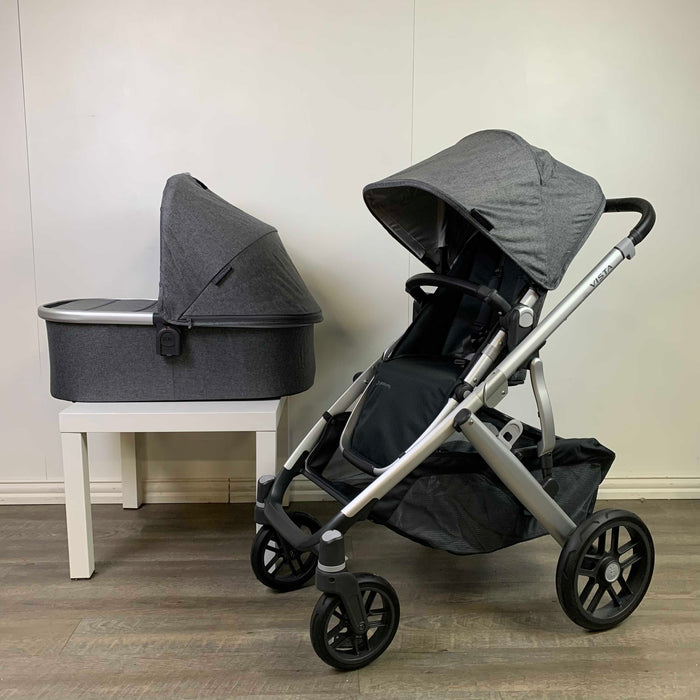 secondhand UPPAbaby VISTA V2 Stroller, 2019, Stella (Grey Brushed Melange)