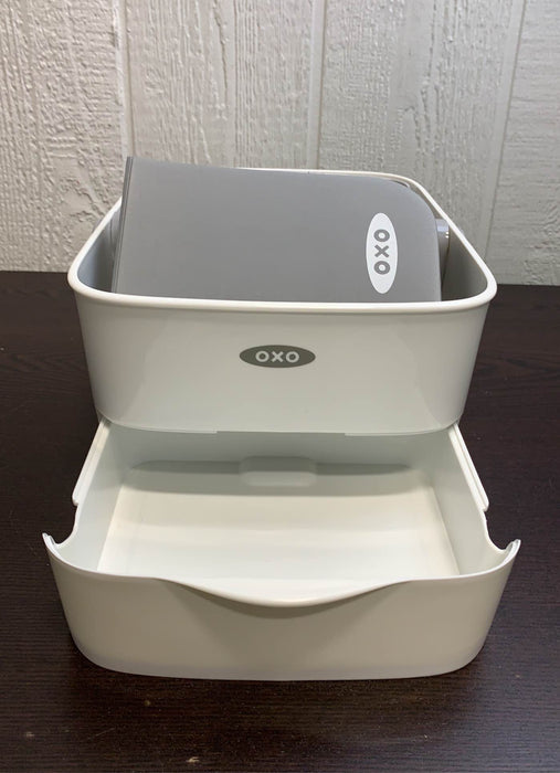 secondhand OXO Tot Diaper Caddy with Changing Mat