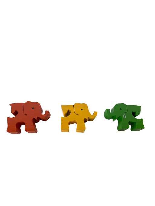 secondhand Wooden Elephant Puzzle