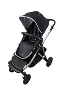 secondhand Mockingbird Single to Double Stroller, 2023, Silver with Black Leather, Windowpane, Black