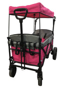 used Wonderfold X2 Push + Pull Double Stroller Wagon, 2019, Pretty-n-Pink