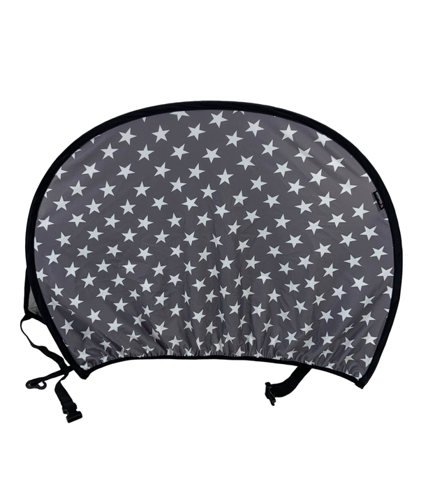 used Manito Sun Shade For Strollers And Car Seats, Gray Stars