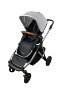 secondhand Mockingbird Single to Double Stroller, 2023, Silver with Penny Leather, Limited Edition Night Stars, Limited Edition Light Grey