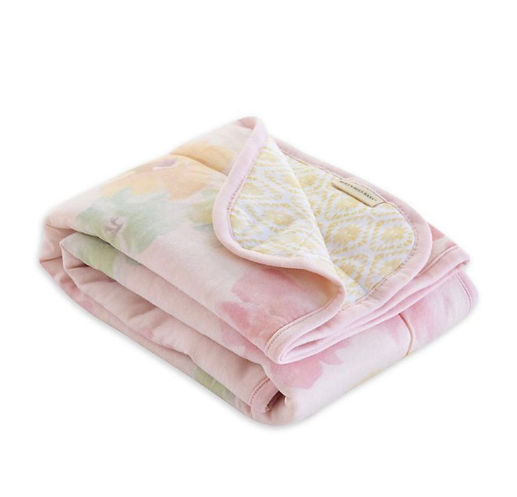 Burt's Bees Baby® Morning Glory Organic Cotton Reversible Blanket in Blossom