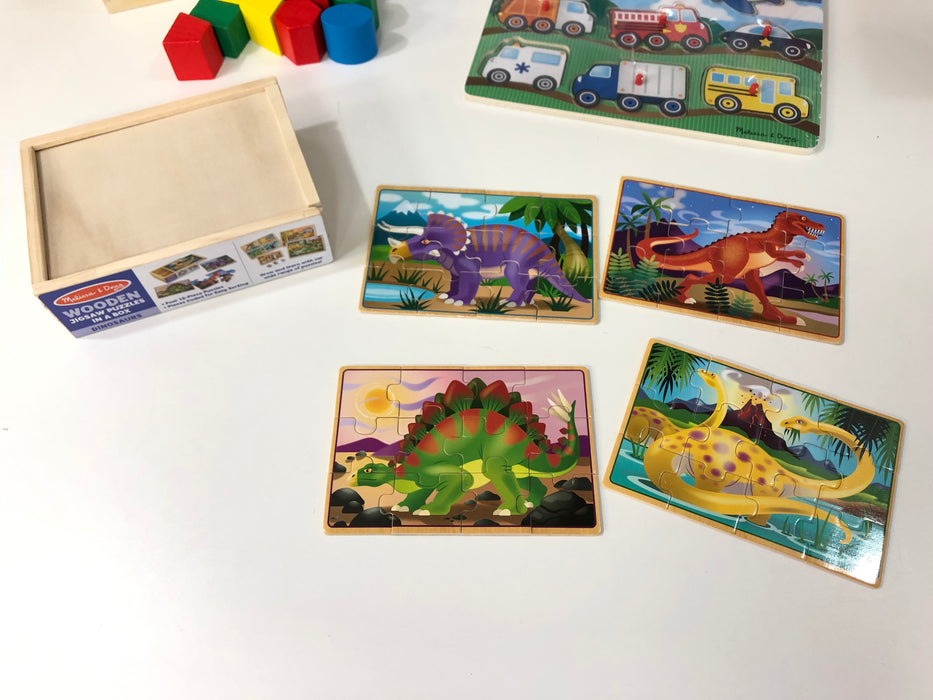 BUNDLE Melissa & Doug Wooden Puzzles