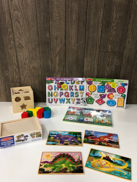 BUNDLE Melissa & Doug Wooden Puzzles