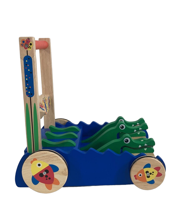 Melissa & Doug Chomp and Clack Alligator Push Toy