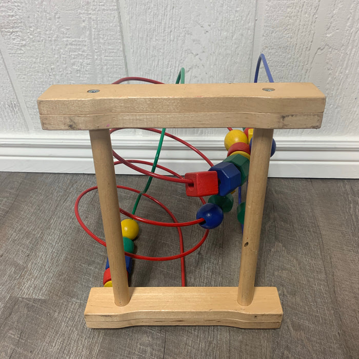 Wooden bead maze