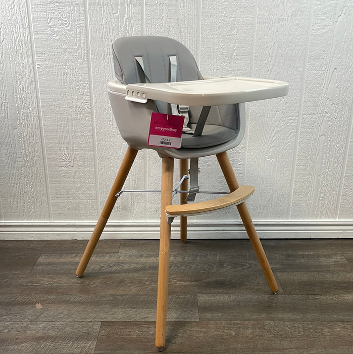 Baby Joy Convertible Wooden High Chair