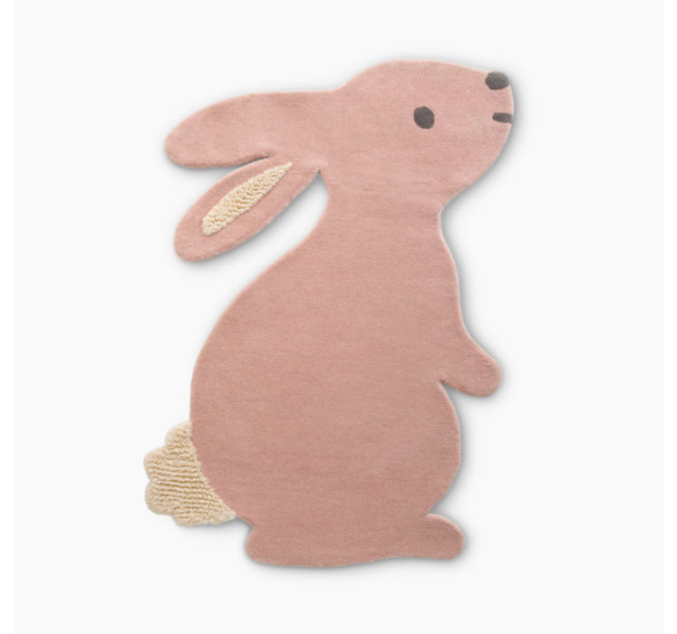 Delta Children Hand-Tufted Wool Rug, Bunny