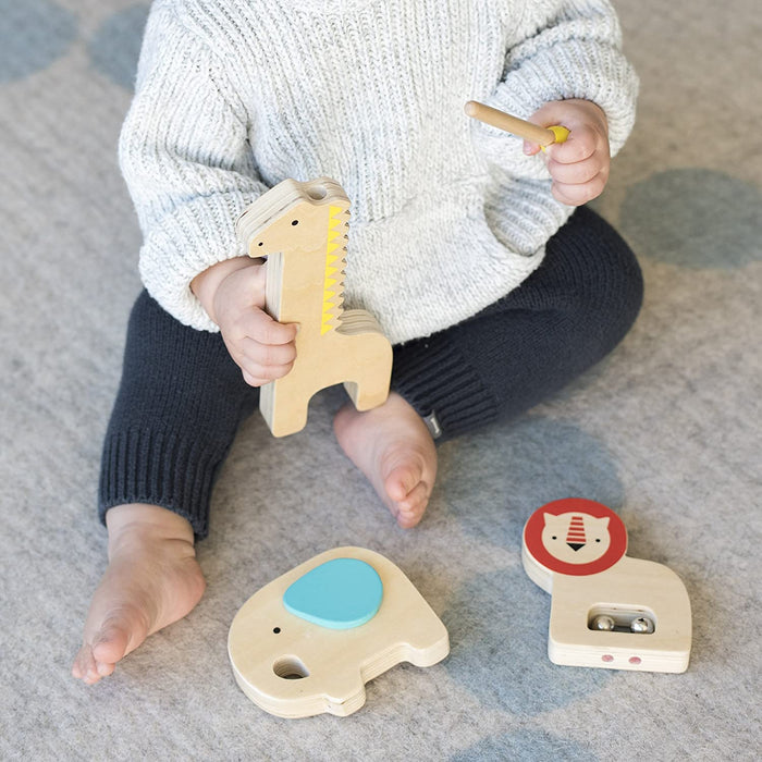 Petit Collage Musical Menagerie Wooden Instruments